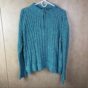 Christopher & Banks 1/4 Zip Pullover Sweater Size XL